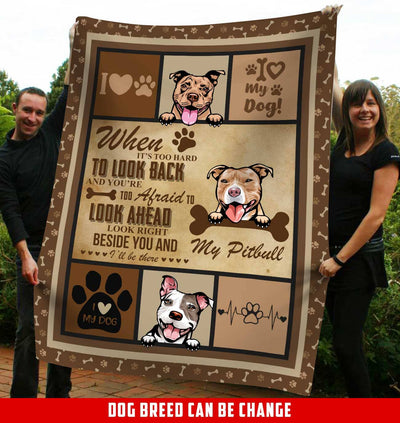 Personalized Dog Fleece Blanket Fleece Blanket Dreamship Small (30x40in)