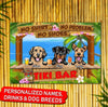 Personalized Backyard, Patio, Tiki ... Bar (Custom) Dogs Printed Metal Sign Nla-29Xt001 Metal Sign Human Custom Store 30 x 45 cm - Best Seller