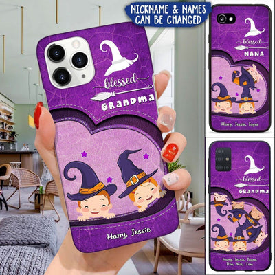 Personalized Blessed Mom Grandma Witch Phone case Phonecase FUEL