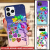 Blessed Abuela Nana Rainbow Flower Personalized Phone case Phonecase FUEL Iphone iPhone 12