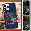 Personalized Grandma Heart Rainbow Flower with Firework Kids Phone case NLA03AUG21TP2 Phonecase FUEL