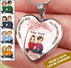 From Our First Kiss Till Our Last Breath Personalized Valentine's Day Gift Couple Chibi Heart Necklace NLA04JAN22VA1 Jewelry ShineOn Fulfillment