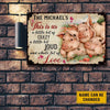 Pigs Personalized Family This Is Us A Little Bit Of Crazy A Little Bit Loud Printed Metal Sign Nla08Jun21Dd2 Dog And Cat Human Custom Store 18 x 12 in - Best Seller
