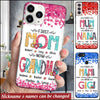First Mom Now Grandma Personalized Grandma Phone case NLA09MAR22VN1 Silicone Phone Case Humancustom - Unique Personalized Gifts