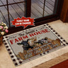 Live like someone left the gate open Personalized Farm house Doormat NLA11JUN21TP1 Area Rug Templaran.com - Best Fashion Online Shopping Store Small (40 X 60 CM)