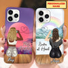 Miles apart but besties at heart Personalized Phone case Phonecase FUEL