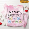 Personalized Nana Mama Auntie's Sweetheart 3d sweater - Gift for Grandma Mother's day NTA01FEB23KL1 3D Sweater Humancustom - Unique Personalized Gifts