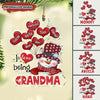 I Love Being Grandma Christmas Snowman Nana Mom Sweet Heart Kids Personalized Ornament NTA02NOV22VA2 Acrylic Ornament Humancustom - Unique Personalized Gifts Pack 1