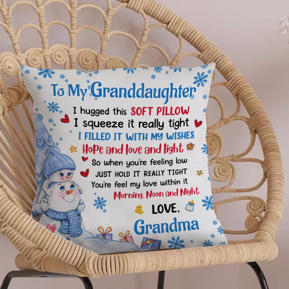 Personalized To my Granddaughter Pillow - Gift for Grandkids NTA04DEC23NA1 Pillow HumanCustom - Unique Personalized Gifts Made Just for You 