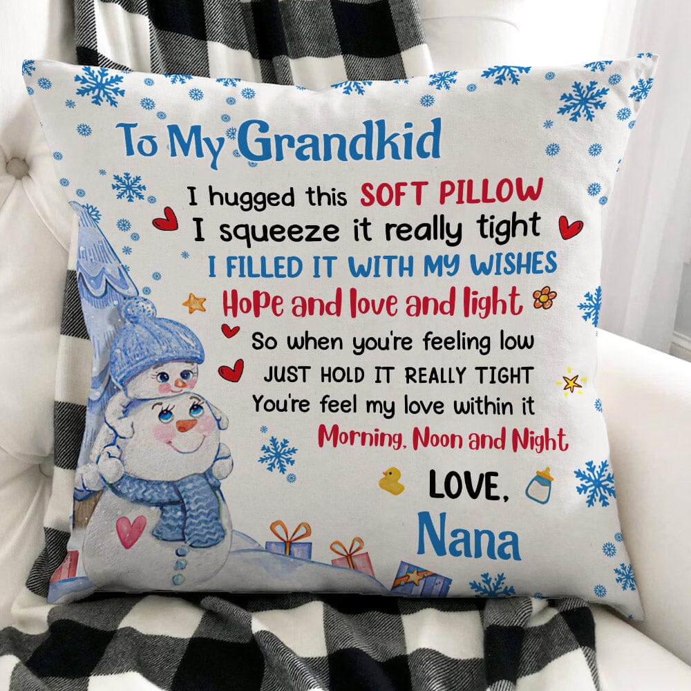 Personalized To my Granddaughter Pillow - Gift for Grandkids NTA04DEC23NA1 Pillow HumanCustom - Unique Personalized Gifts Made Just for You 