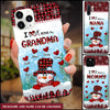 I love being a Grandma Personalized Phone Case for Grandma Nana Gift NTA04NOV22TT1 Silicone Phone Case Humancustom - Unique Personalized Gifts Iphone iPhone 14
