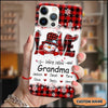 Personalized Love Being Called Grandma Phone Case NTA07NOV22VA1 Silicone Phone Case Humancustom - Unique Personalized Gifts Iphone iPhone 14