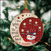 Personalized christmas ornament - Grandma Snowman love grankids to the moon and back NTA11SEP23KL1