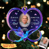 Always in my Mind Forever in my Heart Memorial Ornament NTA19NOV22CT1 Acrylic Ornament Humancustom - Unique Personalized Gifts Pack 1