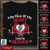I love you with every heartbeat personalized memorial upload photo black T-shirt and hoodie NTA21FEB23VA2 Black T-shirt and Hoodie Humancustom - Unique Personalized Gifts