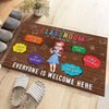 In my classroom everything is okay - Personalized doormat birthday back to school classroom decor - Gift for Teachers school workers students NTA24JUL23KL1