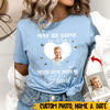 Maybe gone from my sight but never gone from my heart personalized memorial upload photo t-shirt NTA27FEB23KL1 Black T-shirt Humancustom - Unique Personalized Gifts