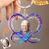 Always on my mind forever in my heart personalized memorial upload photo acrylic keychain NTA28FEB23CT1 Acrylic Keychain Humancustom - Unique Personalized Gifts 6.5x6.5 cm
