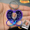 Always in my mind & Forever in my heart Memorial Personalized Keychain Custom photo NTA29NOV22CT1 Stainless Steel Keychain Humancustom - Unique Personalized Gifts 2.5in x 1.5in