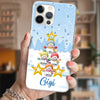 Blue Sky With Pine Forest Snowman Kids Personalized Silicon Phone Case - NTD03NOV23VA5 Silicone Phone Case HumanCustom - Unique Personalized Gifts Made Just for You