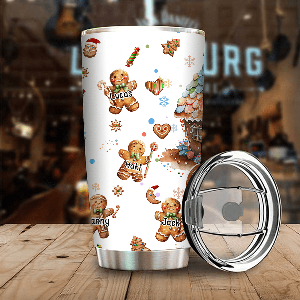 Grandma's Cookie Crew - Personalized Custom Stainless Tumbler - NTD06DEC23KL2 Stainless Steel Tumbler HumanCustom - Unique Personalized Gifts Made Just for You 