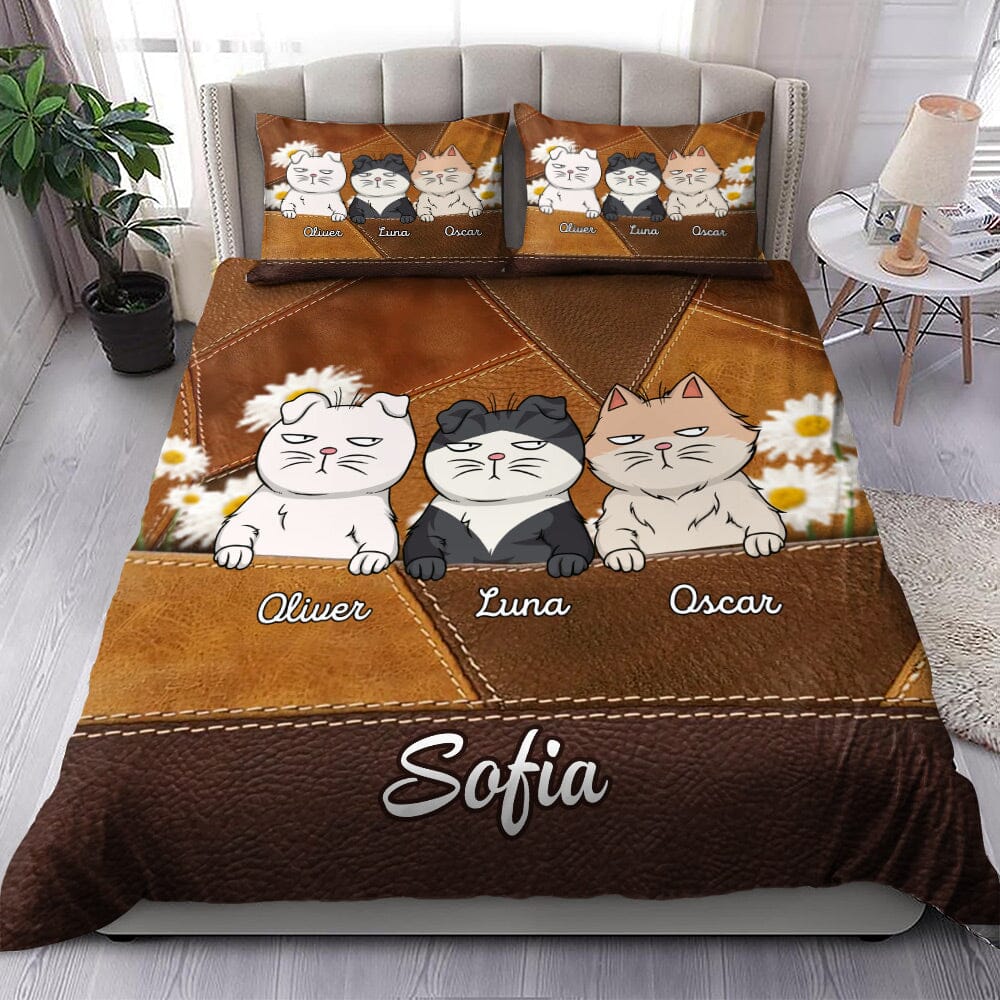 Cat AndDog Personalized Bedding Set, Personalized Gift for Dog/Cat Lovers - NTD06DEC23VA1 Bedding Set HumanCustom - Unique Personalized Gifts Made Just for You US TWIN 