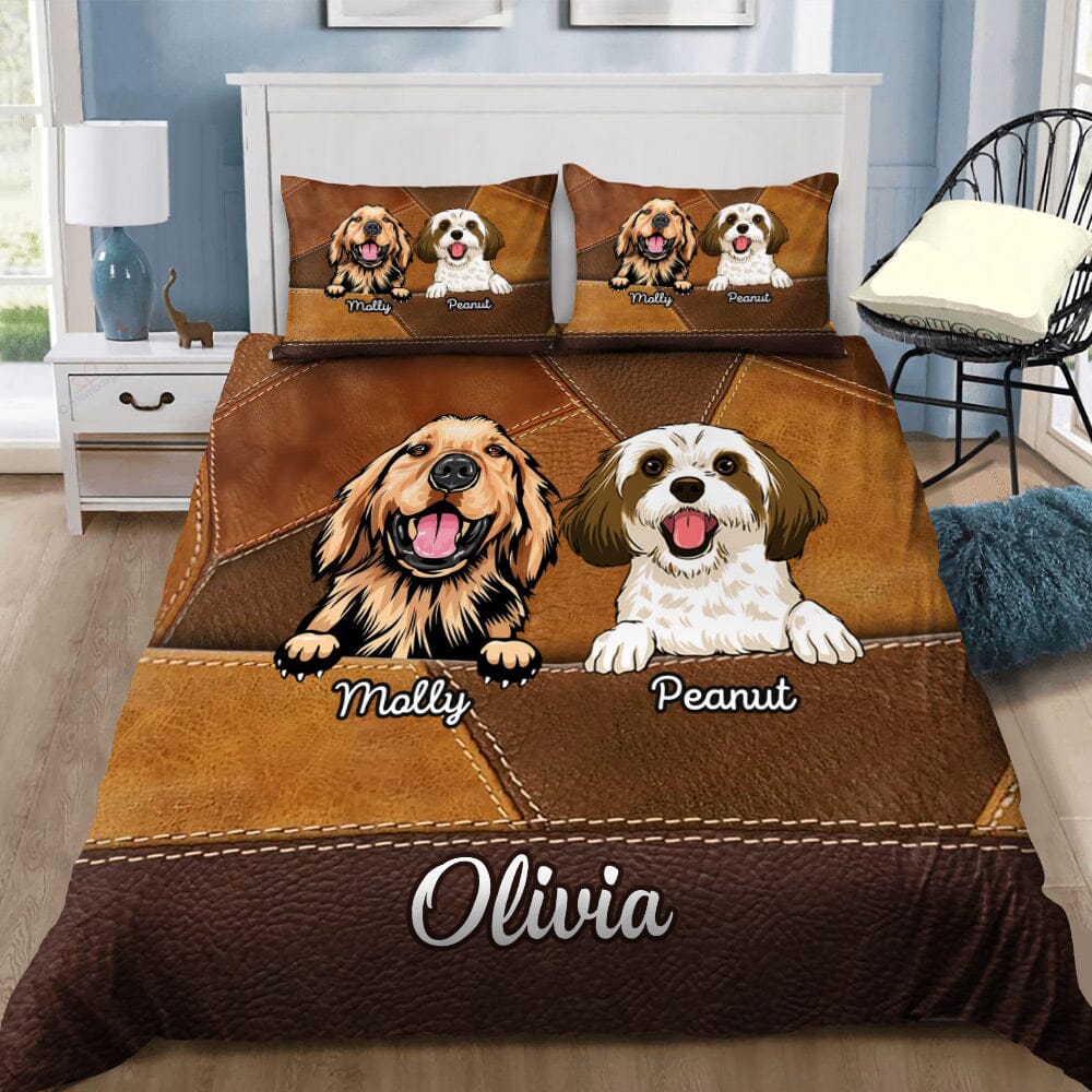 Cat AndDog Personalized Bedding Set, Personalized Gift for Dog/Cat Lovers - NTD06DEC23VA1 Bedding Set HumanCustom - Unique Personalized Gifts Made Just for You 