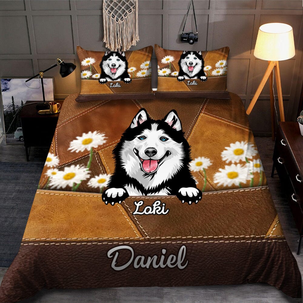 Cat AndDog Personalized Bedding Set, Personalized Gift for Dog/Cat Lovers - NTD06DEC23VA1 Bedding Set HumanCustom - Unique Personalized Gifts Made Just for You 