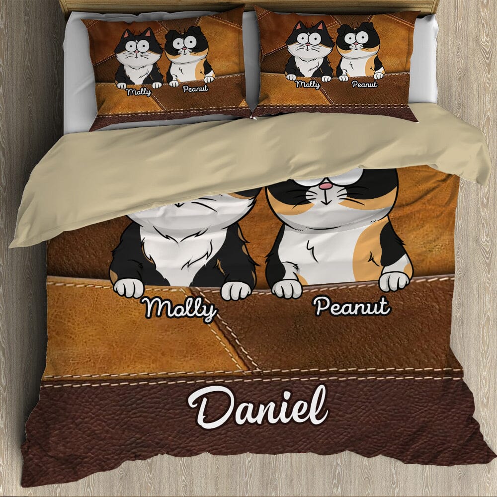 Cat AndDog Personalized Bedding Set, Personalized Gift for Dog/Cat Lovers - NTD06DEC23VA1 Bedding Set HumanCustom - Unique Personalized Gifts Made Just for You 