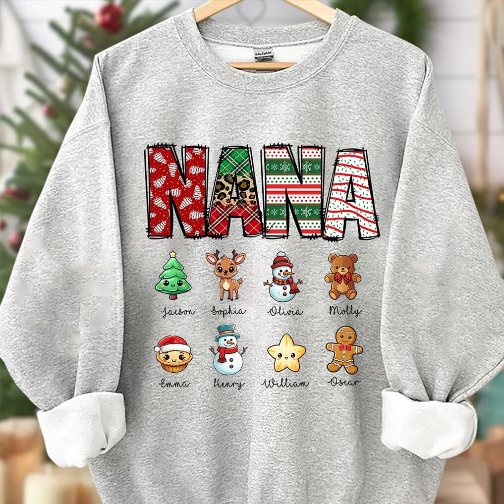 Personalized Sweatshirt Custom Name Kids For Grandma/Mom - NTD07NOV23TT2 2d sweatshirt HumanCustom - Unique Personalized Gifts Made Just for You 