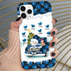 Personalized Grandma Snowman On Truck Christmas Pattern Phonecase - NTD07OCT23TT1 Silicone Phone Case HumanCustom New