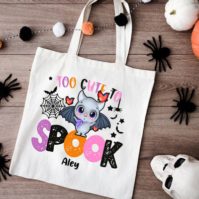 Tote Bag For Kid Too Cute To Spook Personalized NTD10AUG23KL2