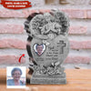 Custom Personalized Memorial Photo Acrylic Plaque - Memorial Gift Idea for Family - Forever With The Angels Always In Our Hearts - NTD13DEC23VA1 Acrylic Plaque HumanCustom - Unique Personalized Gifts Made Just for You S (10cm)