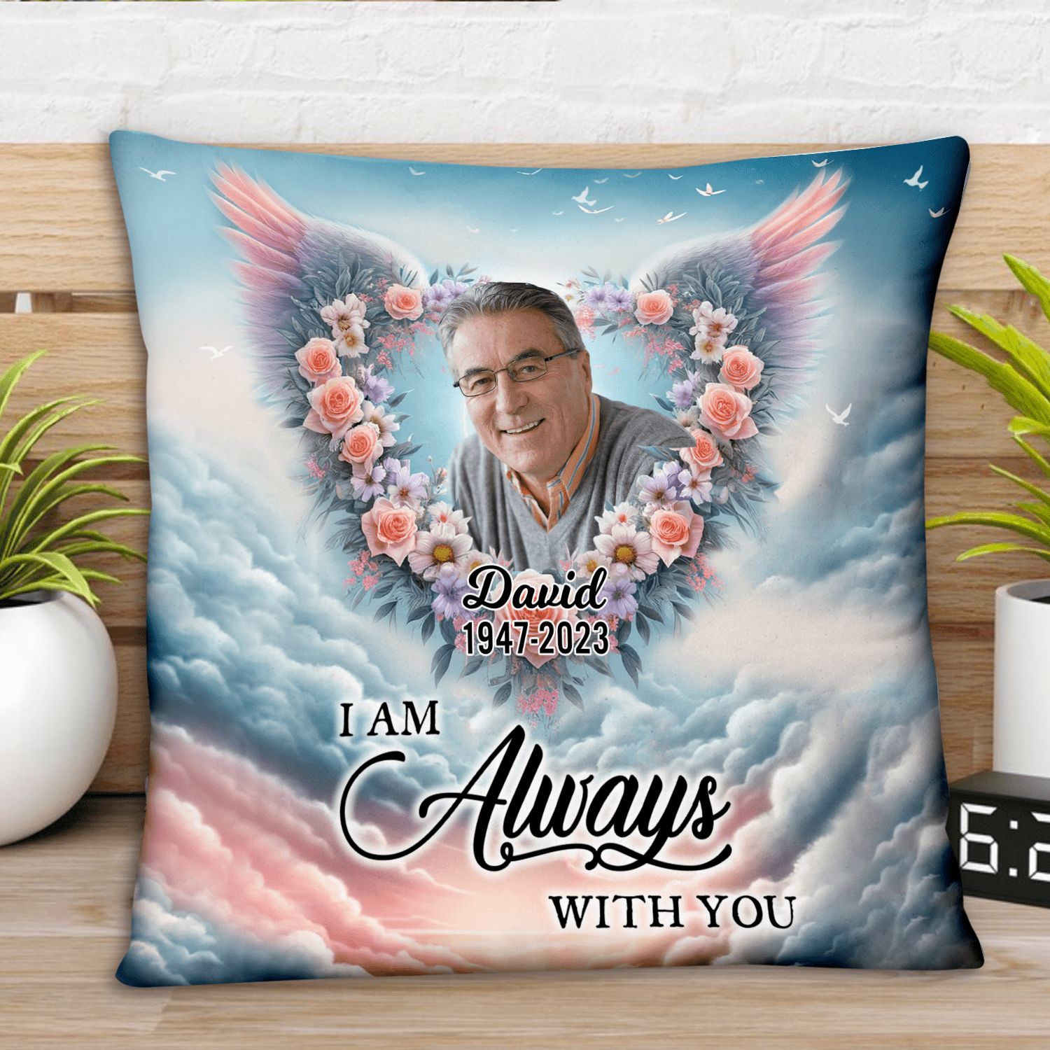 Custom Personalized Memorial Photo Pillow - Memorial Gift Idea for Family - NTD14DEC23KL2 Pillow HumanCustom - Unique Personalized Gifts Made Just for You 