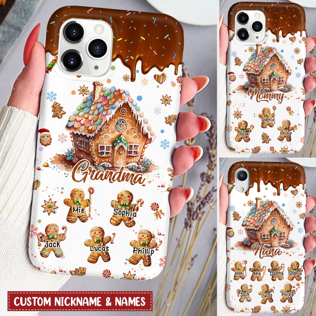 Grandma's Cookie Crew - Personalized Phone Case - NTD14DEC23KL3 Silicone Phone Case HumanCustom - Unique Personalized Gifts Made Just for You Iphone iPhone 15 