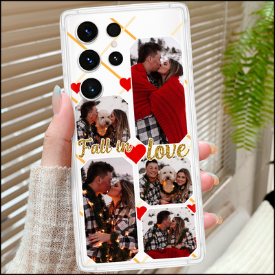 Personalized Space Phone Case Custom Photo Upload Love Couple - NTD14NOV23KL2