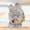 Custom Personalized Memorial Cat Shape Acrylic Plaque - Upload Photo - Memorial Gift Idea For Cat Lover - Good Night My Friend Until We Meet Again - NTD15DEC23VA1 Acrylic Plaque HumanCustom - Unique Personalized Gifts Made Just for You