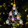 Personalized Acrylic Ornament Snowman Kids Christmas Tree With Led Lights - NTD15NOV23KL1