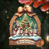 Personalized Merry Christmas Ornament Custom Grandma and Grandkids - NTD18NOV23KL1