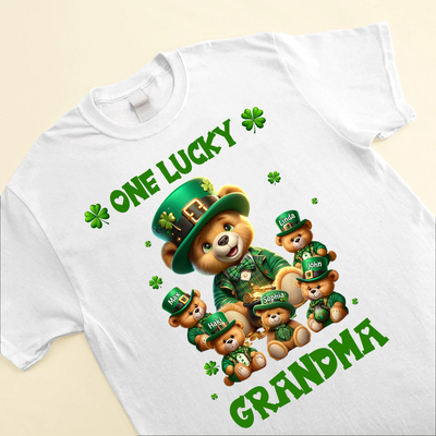 Saint Patrick Day - Personalized Bear Grandma Tshirt -NTD22JAN24KL1