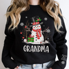 Personalized Christmas Embroidery Sweatshirt - Snowman Custom Grandma/Mom - NTD23NOV23KL1