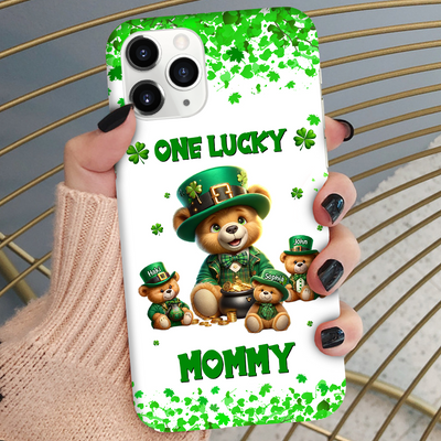 Saint Patrick Day - Personalized Bear Grandma Phone Case - NTD25JAN24KL1