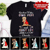 Personalized Dog Mom Tee Shirt Ntk-16Tt005 Apparel Dreamship S Black