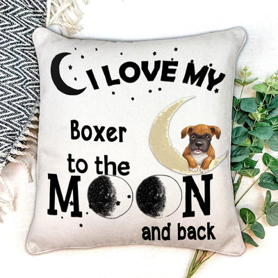 Love boxer dog Canvas Pillow NTK-20DT003 Dreamship