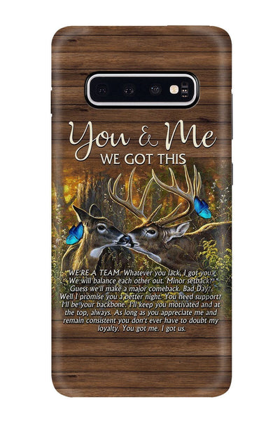 You & Me We Got This We are a Team Deer Couple Phone case Ntk-24Tt001 Phonecase FUEL