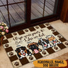 Wipe Your Paws Doormat Full Printing Ntk-Dnq005 Area Rug Templaran.com - Best Fashion Online Shopping Store Small (40 X 60 CM)