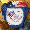 Butterfly Grandma, Mom Heart With Kid Name Personalized 3D T-shirt NTK03JUN24KL2