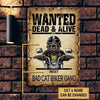 Wanted Dead & Alive Cat Printed Metal Sign Ntk08Jun21Va1 Metal Sign Human Custom Store 30 x 45 cm - Best Seller