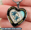 Turtle Heart Necklace Ntk09Jun21Sh1 Jewelry ShineOn Fulfillment Luxury Necklace (Silver)