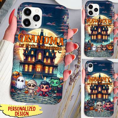 Castle Moon Grandma Of Little Of Monsters Kids Personalized Phone Case NTK23SEP24KL3